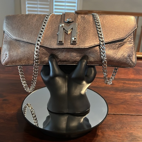 MCM Hand Tasche Clutch Bag Bronze - Picture 4 of 9
